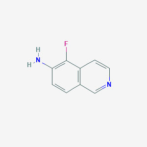molecular formula C9H7FN2 B11917603 5-Fluoroisoquinolin-6-amine CAS No. 1432754-47-6