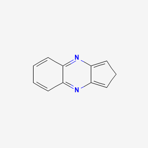 molecular formula C11H8N2 B11917672 2H-Cyclopenta[B]quinoxaline CAS No. 774-68-5