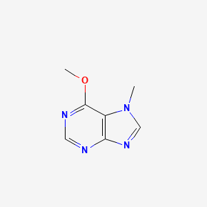 molecular formula C7H8N4O B11917687 6-Methoxy-7-methyl-7h-purine CAS No. 38917-24-7