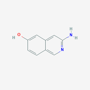 molecular formula C9H8N2O B11917690 3-Aminoisoquinolin-6-OL CAS No. 1416438-30-6