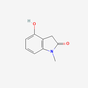 molecular formula C9H9NO2 B11917697 4-Hydroxy-1-methylindolin-2-one 