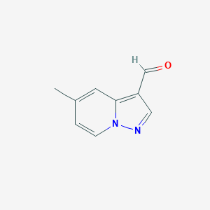 molecular formula C9H8N2O B11917767 5-Methylpyrazolo[1,5-a]pyridine-3-carbaldehyde CAS No. 1101119-87-2