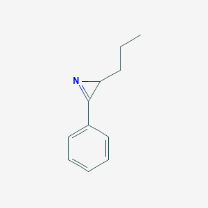 molecular formula C11H13N B11917773 3-phenyl-2-propyl-2H-azirine CAS No. 92971-90-9