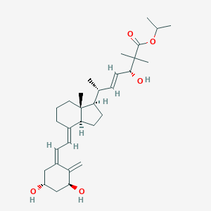 molecular formula C31H48O5 B119178 Tisocalcitate CAS No. 156965-06-9