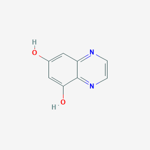 molecular formula C8H6N2O2 B11917811 5,7-Quinoxalinediol CAS No. 858479-18-2