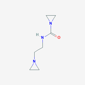 molecular formula C7H13N3O B11917842 N-(2-(Aziridin-1-yl)ethyl)aziridine-1-carboxamide 
