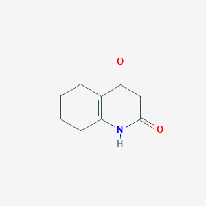 molecular formula C9H11NO2 B11917882 5,6,7,8-Tetrahydroquinoline-2,4(1H,3H)-dione 