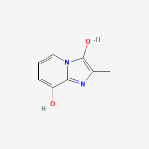 molecular formula C8H8N2O2 B11917888 2-Methylimidazo[1,2-a]pyridine-3,8-diol 