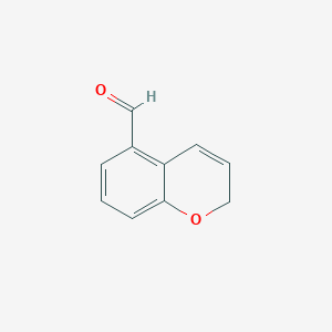 molecular formula C10H8O2 B11917903 2H-chromene-5-carbaldehyde CAS No. 344753-32-8