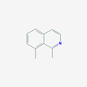 molecular formula C11H11N B11917913 1,8-Dimethylisoquinoline CAS No. 102878-54-6