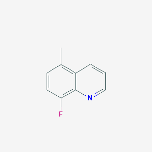 molecular formula C10H8FN B11917925 8-Fluoro-5-methylquinoline 