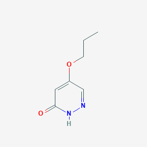 molecular formula C7H10N2O2 B11917936 5-propoxypyridazin-3(2H)-one CAS No. 1346697-71-9
