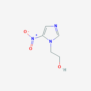 molecular formula C5H7N3O3 B119180 2-(5-硝基-1H-咪唑-1-基)乙醇 CAS No. 5006-68-8