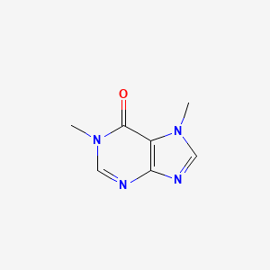 molecular formula C7H8N4O B11918000 1,7-Dimethylhypoxanthine CAS No. 33155-83-8