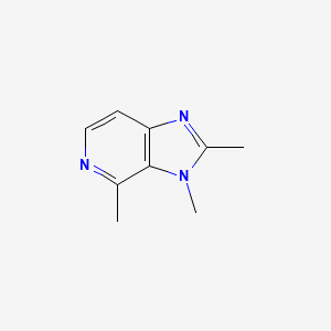 molecular formula C9H11N3 B11918010 2,3,4-Trimethyl-3H-imidazo[4,5-c]pyridine CAS No. 64369-08-0