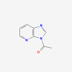 molecular formula C8H7N3O B11918164 1-(3H-Imidazo[4,5-b]pyridin-3-yl)ethanone CAS No. 70740-26-0