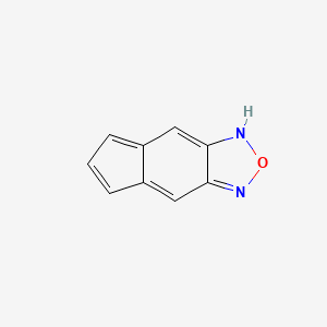 molecular formula C9H6N2O B11918186 1h-Indeno[5,6-c][1,2,5]oxadiazole CAS No. 213611-25-7