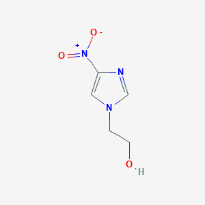 molecular formula C5H7N3O3 B119182 2-(4-硝基-1H-咪唑-1-基)乙醇 CAS No. 5006-69-9