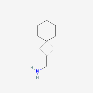 molecular formula C10H19N B11918235 Spiro[3.5]nonan-2-ylmethanamine 