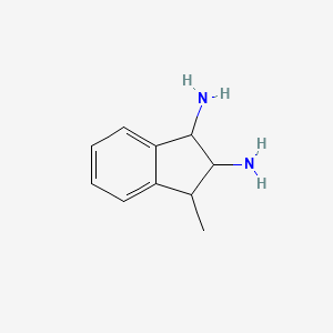 molecular formula C10H14N2 B11918243 3-Methyl-2,3-dihydro-1H-indene-1,2-diamine CAS No. 738530-64-8