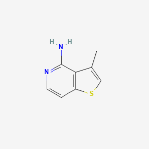 molecular formula C8H8N2S B11918327 3-Methylthieno[3,2-c]pyridin-4-amine 