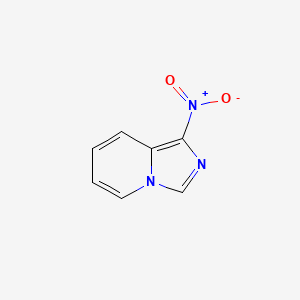 molecular formula C7H5N3O2 B11918348 1-Nitroimidazo[1,5-a]pyridine 