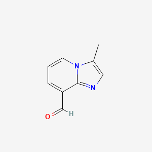 molecular formula C9H8N2O B11918368 3-Methylimidazo[1,2-a]pyridine-8-carbaldehyde CAS No. 1315363-66-6