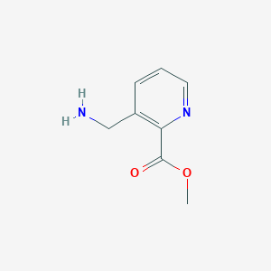 molecular formula C8H10N2O2 B11918377 Methyl 3-(aminomethyl)picolinate 