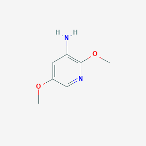 molecular formula C7H10N2O2 B11918384 2,5-Dimethoxypyridin-3-amine 