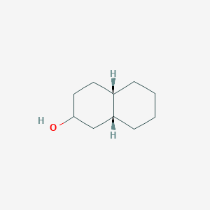 molecular formula C10H18O B11918386 (4AS,8aR)-decahydronaphthalen-2-ol 