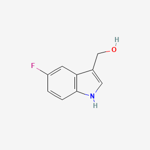 molecular formula C9H8FNO B11918387 (5-fluoro-1H-indol-3-yl)methanol 
