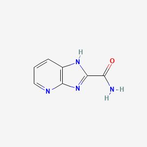 molecular formula C7H6N4O B11918434 1h-Imidazo[4,5-b]pyridine-2-carboxamide CAS No. 97640-18-1