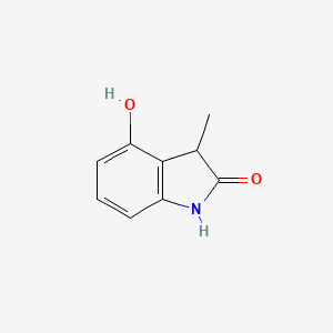 molecular formula C9H9NO2 B11918451 4-Hydroxy-3-methylindolin-2-one 