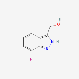 molecular formula C8H7FN2O B11918452 (7-Fluoro-1H-indazol-3-yl)methanol 