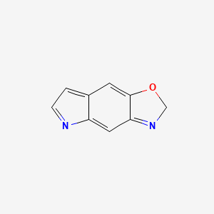 molecular formula C9H6N2O B11918477 2H-Pyrrolo[2,3-F]benzoxazole CAS No. 70865-16-6