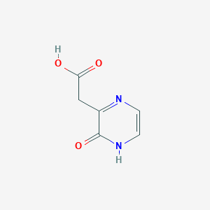 molecular formula C6H6N2O3 B11918485 2-(3-Hydroxypyrazin-2-yl)acetic acid 