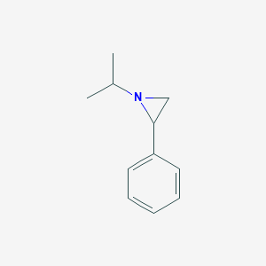 molecular formula C11H15N B11918486 2-Phenyl-1-(propan-2-yl)aziridine CAS No. 4164-23-2