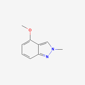 molecular formula C9H10N2O B11918527 4-Methoxy-2-methyl-2H-indazole 