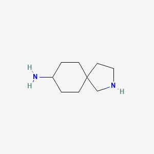 molecular formula C9H18N2 B11918598 2-Azaspiro[4.5]decan-8-amine 
