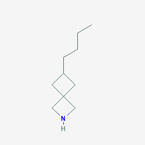 molecular formula C10H19N B11918818 6-Butyl-2-azaspiro[3.3]heptane 
