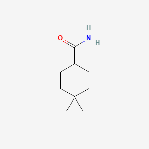 molecular formula C9H15NO B11918883 Spiro[2.5]octane-6-carboxamide 
