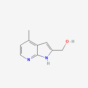 molecular formula C9H10N2O B11918900 (4-Methyl-1H-pyrrolo[2,3-b]pyridin-2-yl)methanol 