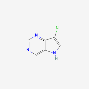 molecular formula C6H4ClN3 B11919253 7-Chloro-5H-pyrrolo[3,2-d]pyrimidine 