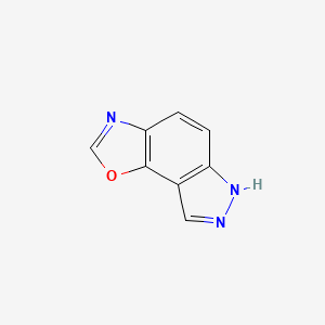 molecular formula C8H5N3O B11919290 7H-Oxazolo[5,4-e]indazole CAS No. 21274-69-1
