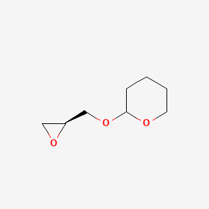 molecular formula C8H14O3 B11919302 2-((S)-Oxiran-2-ylmethoxy)tetrahydro-2H-pyran 