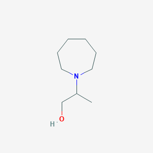 molecular formula C9H19NO B11919324 2-(Azepan-1-yl)propan-1-ol 