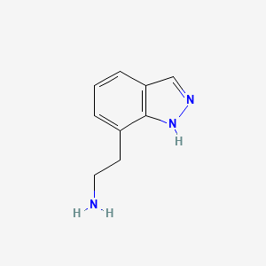 molecular formula C9H11N3 B11919362 2-(1H-indazol-7-yl)ethanamine 