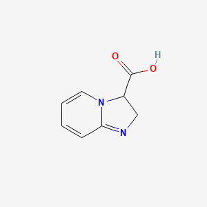 molecular formula C8H8N2O2 B11919365 2,3-Dihydroimidazo[1,2-a]pyridine-3-carboxylic acid CAS No. 89976-77-2