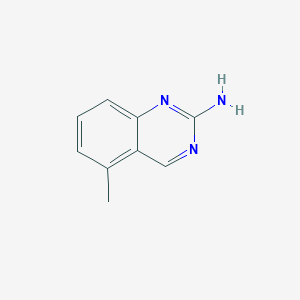 molecular formula C9H9N3 B11919420 5-Methylquinazolin-2-amine 