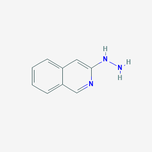molecular formula C9H9N3 B11919434 3-Hydrazinylisoquinoline CAS No. 67107-32-8